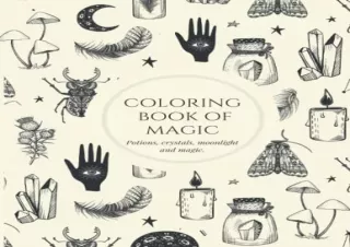 [PDF] COLORING BOOK OF MAGIC: Coloring book of magic. Adult coloring book with p