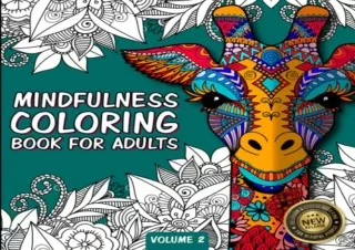 [PDF] Mindfulness Coloring Book For Adults: Zen Coloring Book For Mindful People