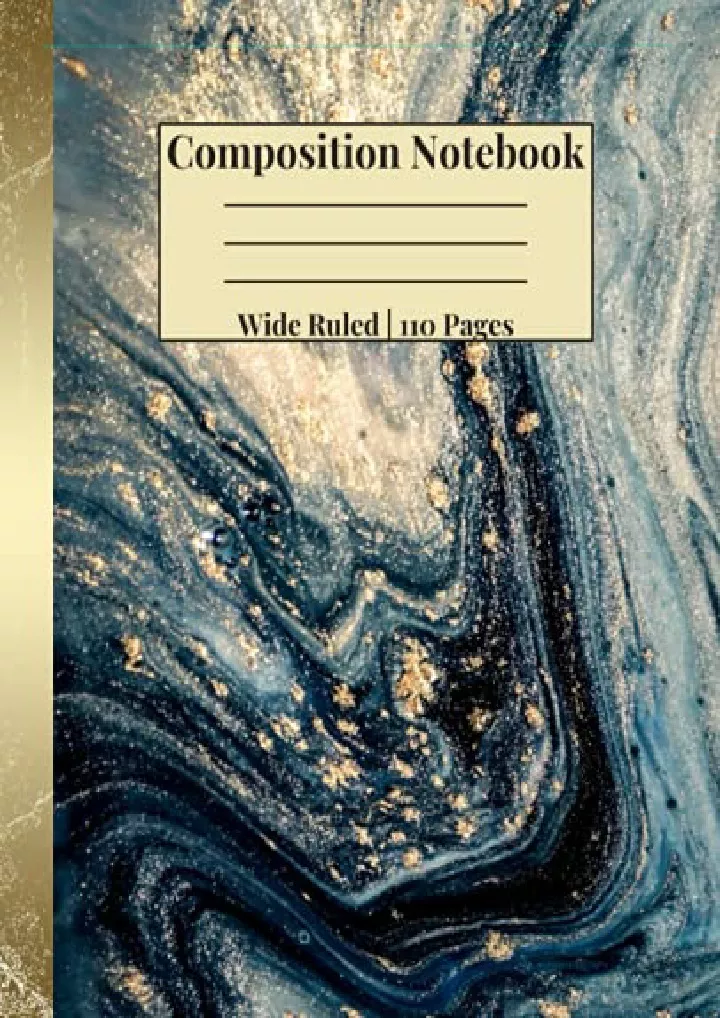 marble composition notebook marbling pattern wide
