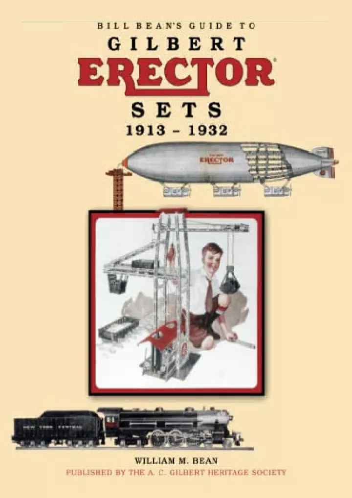 bill bean s guide to gilbert erector sets 1913