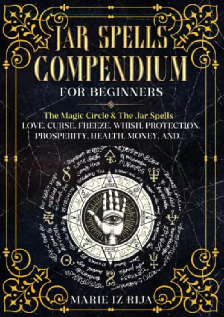 jar spells compendium for beginners the magic