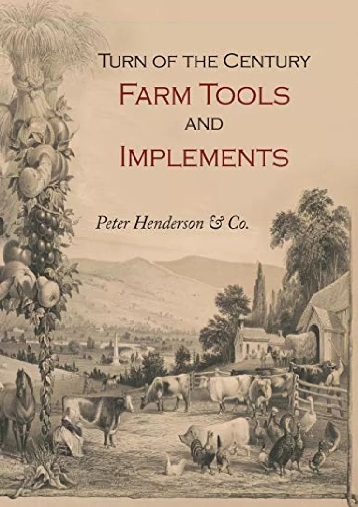 turn of the century farm tools and implements