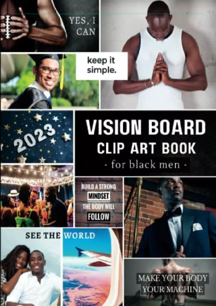 vision board clip art for black men a collection