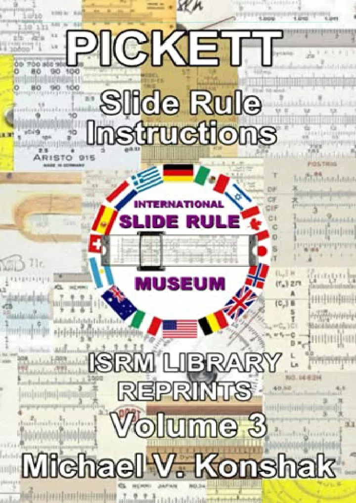 pickett slide rule instructions annotated