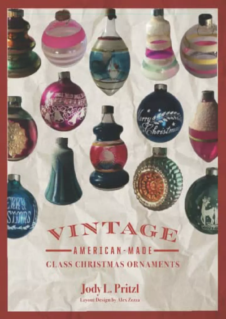 vintage american made glass christmas ornaments