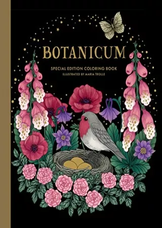 [PDF] DOWNLOAD EBOOK Botanicum Coloring Book: Special Edition read