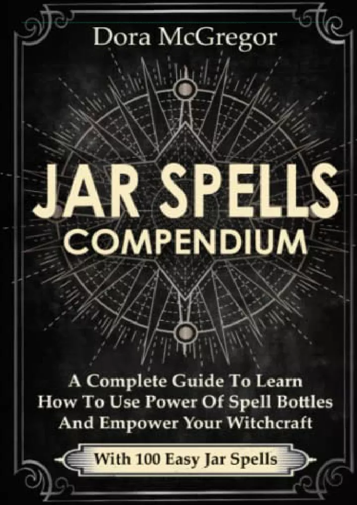 jar spells compendium a complete guide to learn