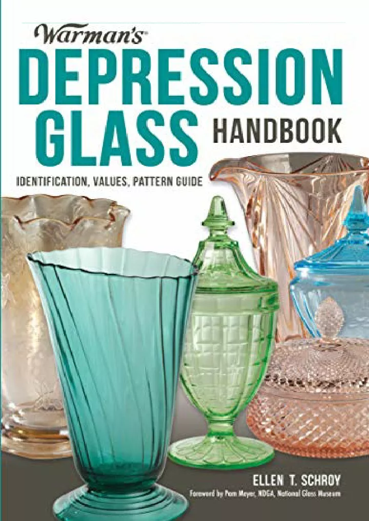 warman s depression glass handbook identification