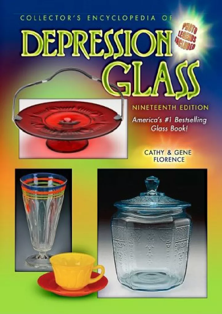 collector s encyclopedia of depression glass 19th