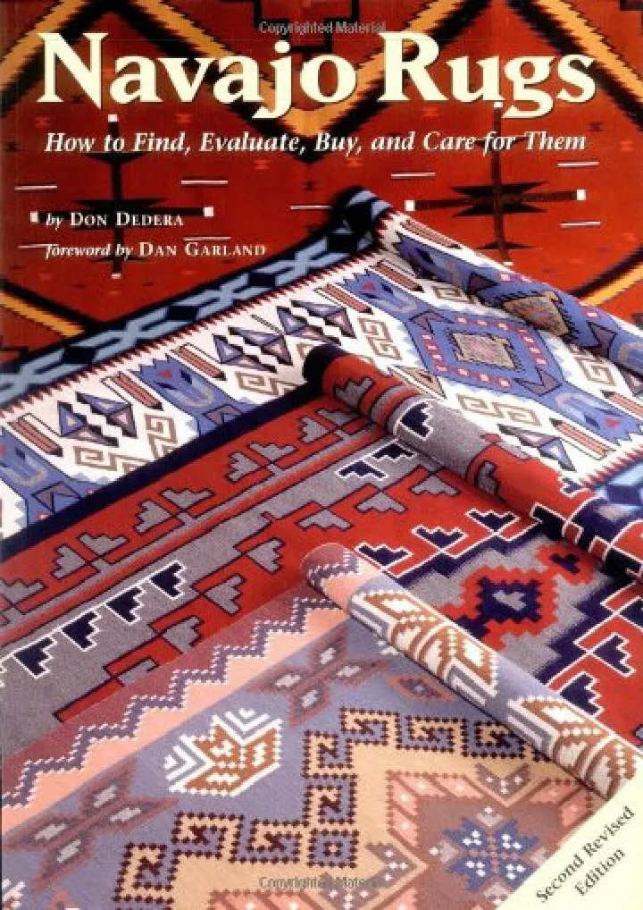 navajo rugs the essential guide download pdf read
