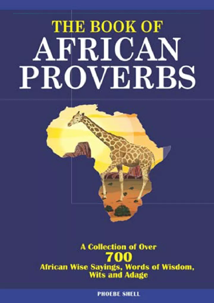 the book of african proverbs a collection of over