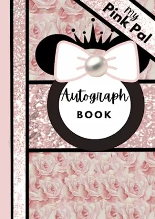 PDF My Pink Pal Autograph Book: This Character Signing & Photo Book For Girls Co