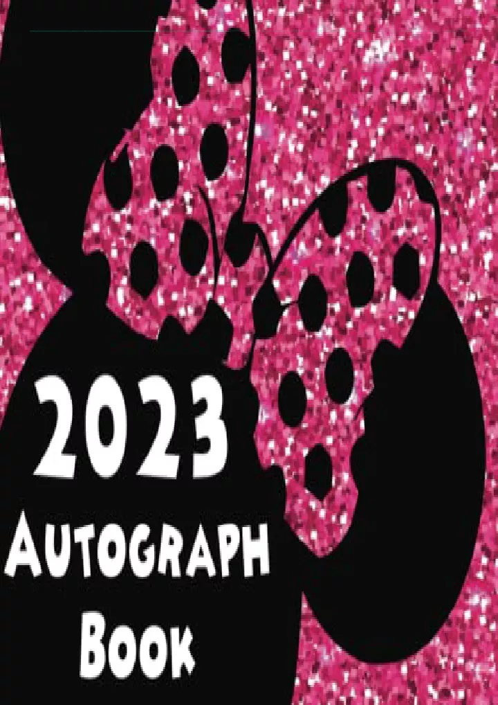 autograph book 2023 preserve your cherished