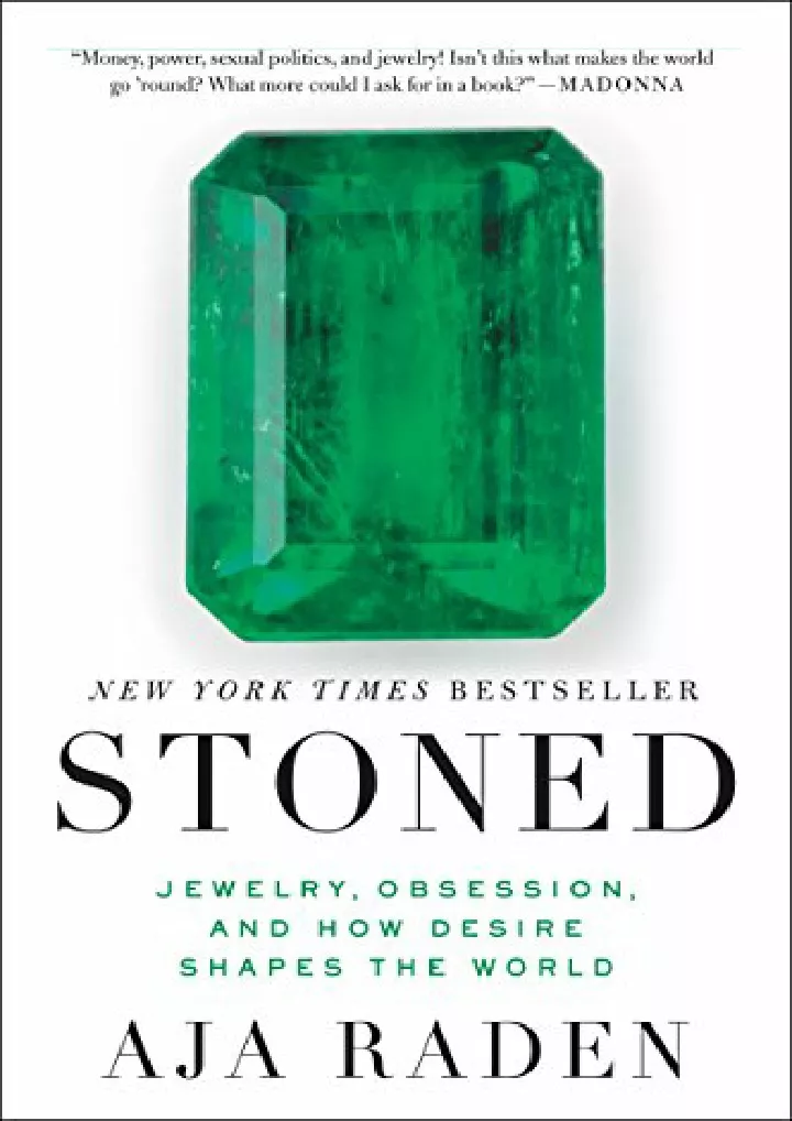 stoned jewelry obsession and how desire shapes