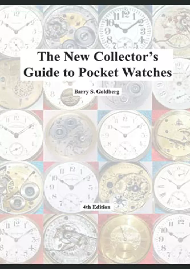 the new collector s guide to pocket watches