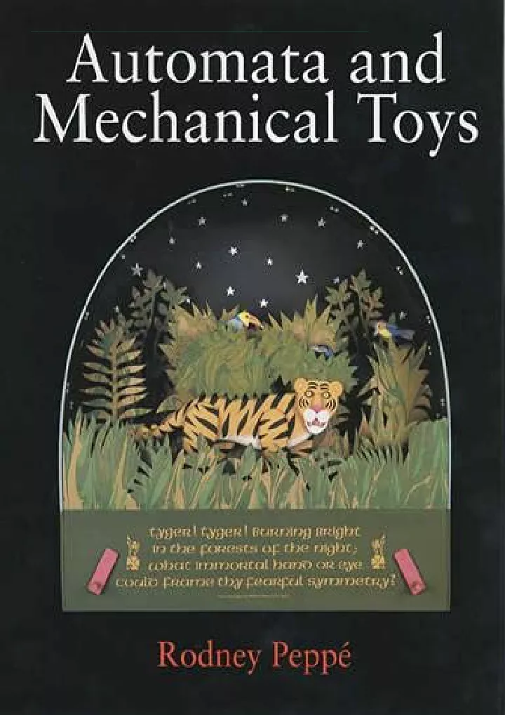 automata and mechanical toys download pdf read