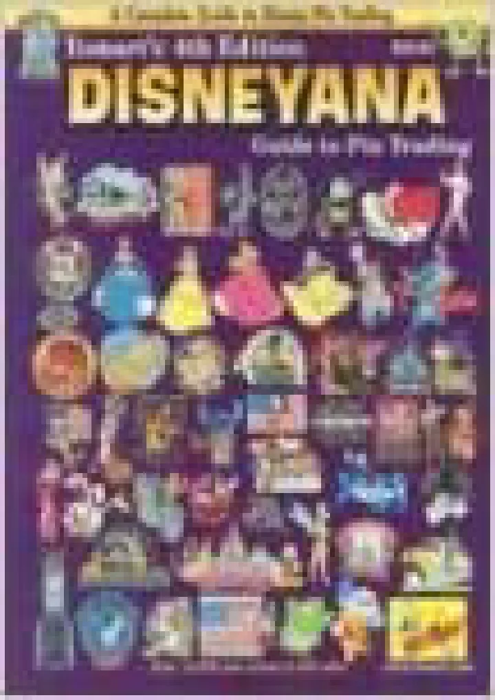 disneyana guide to pin trading download pdf read