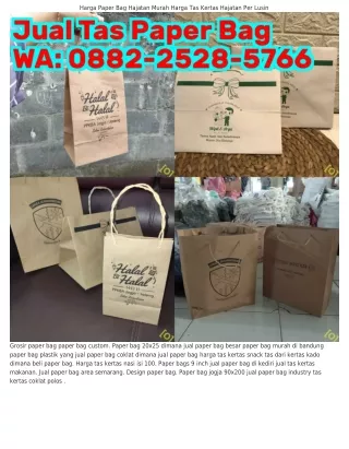 ౦88ᒿ~ᒿ5ᒿ8~57ᏮᏮ (WA) Harga Kertas Untuk Paper Bag Toko Jual Tas Kertas