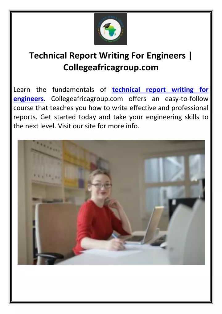technical report writing for engineers
