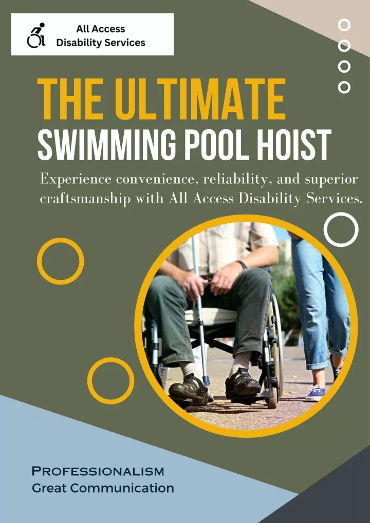 the ultimate swimming pool hoist experience