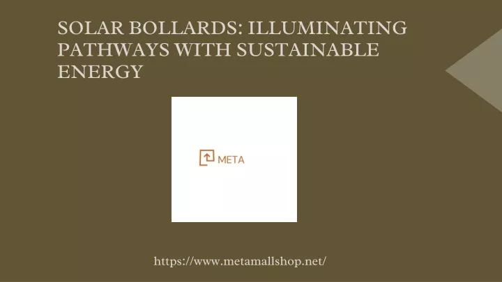 solar bollards illuminating pathways with