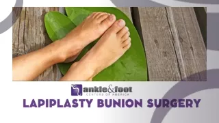 Lapiplasty Bunion Surgery