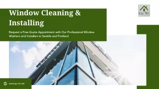 Gu-Wi Window Washing & Installing Services Seattle