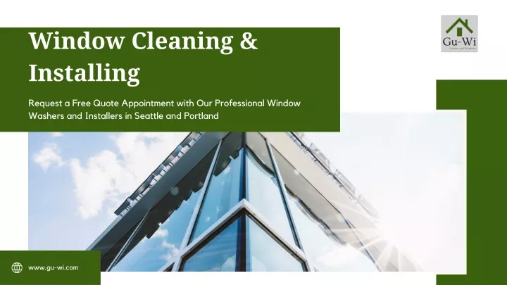 window cleaning installing