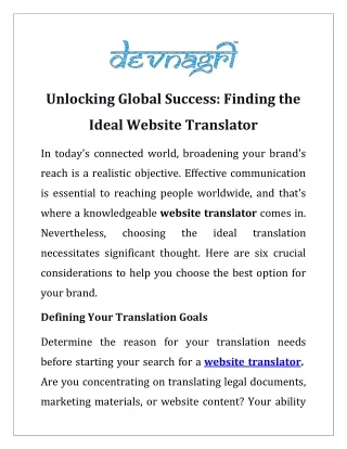 unlocking global success finding the