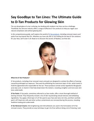 say goodbye to tan lines the ultimate guide
