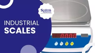 Precision Industrial Scales for Accurate Measurements | Scales & Balances