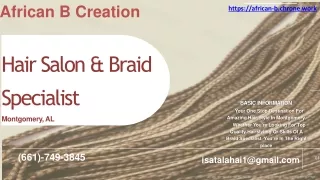 African B Creation Online Presentations Channel