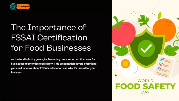 the importance of fssai certification for food