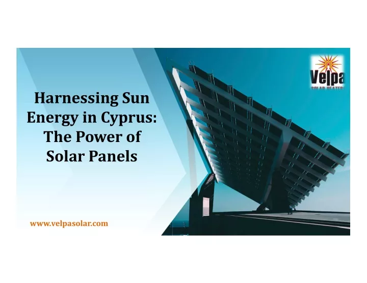 harnessing sun energy in cyprus the power