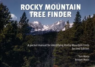 Download Rocky Mountain Tree Finder: A pocket manual for identifying Rocky Mount