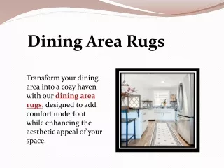 Dining Area Rugs