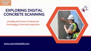 Unveiling the Power of Advanced Technology in Concrete Inspection