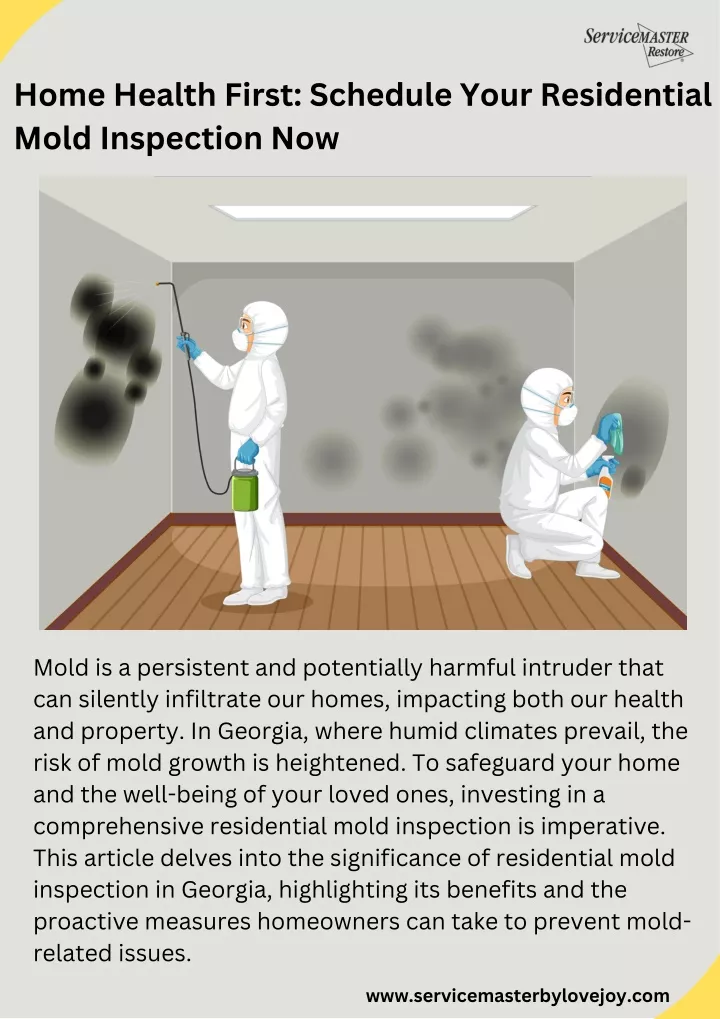 home health first schedule your residential mold
