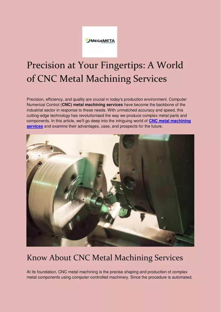 precision at your fingertips a world of cnc metal
