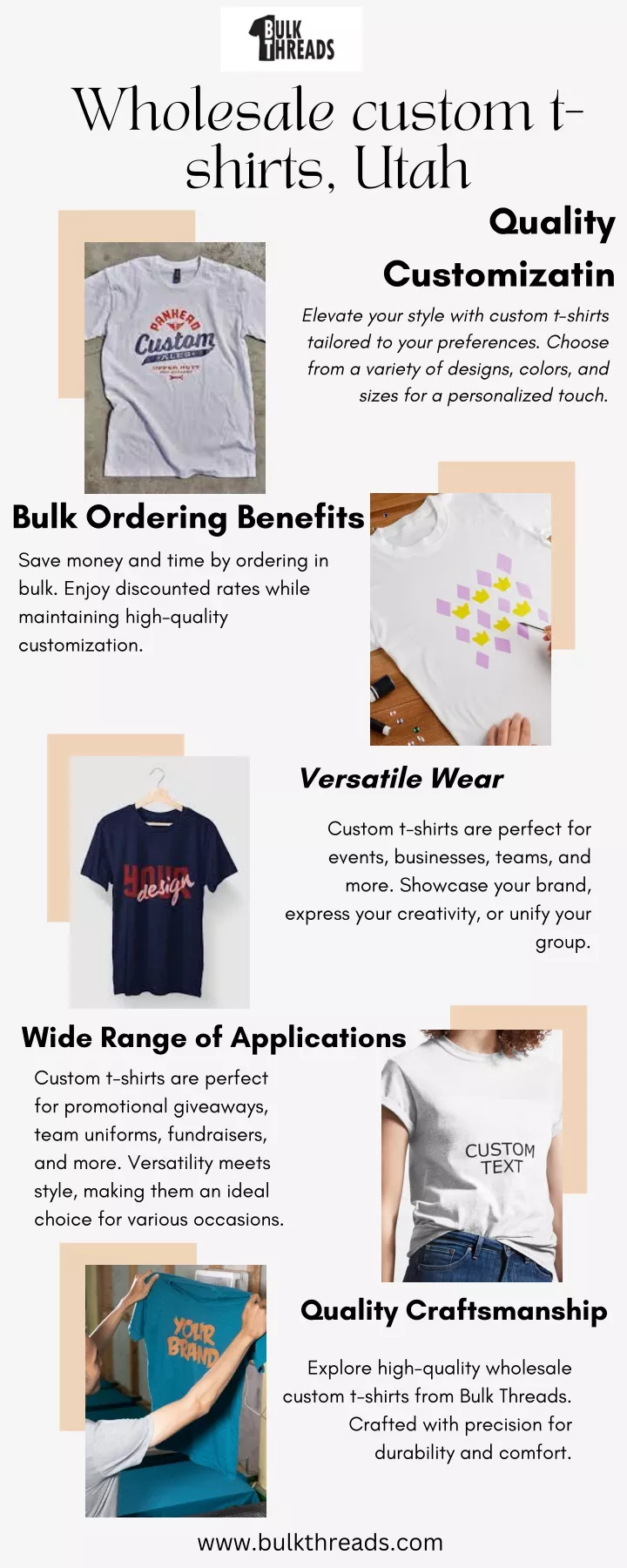 wholesale custom t shirts utah