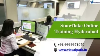snowflake online training hyderabad