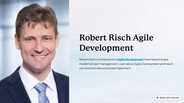 robert risch agile development