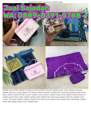 Ö88ᑫ~8ᣮᑫI~5ᜪ88 (WA) Sajadah Travel Pouch Sajadah Edukasi Anak