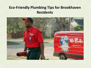 Eco-Friendly Plumbing Tips for Brookhaven Residents