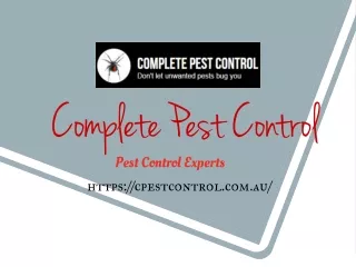 complete pest control pest control experts