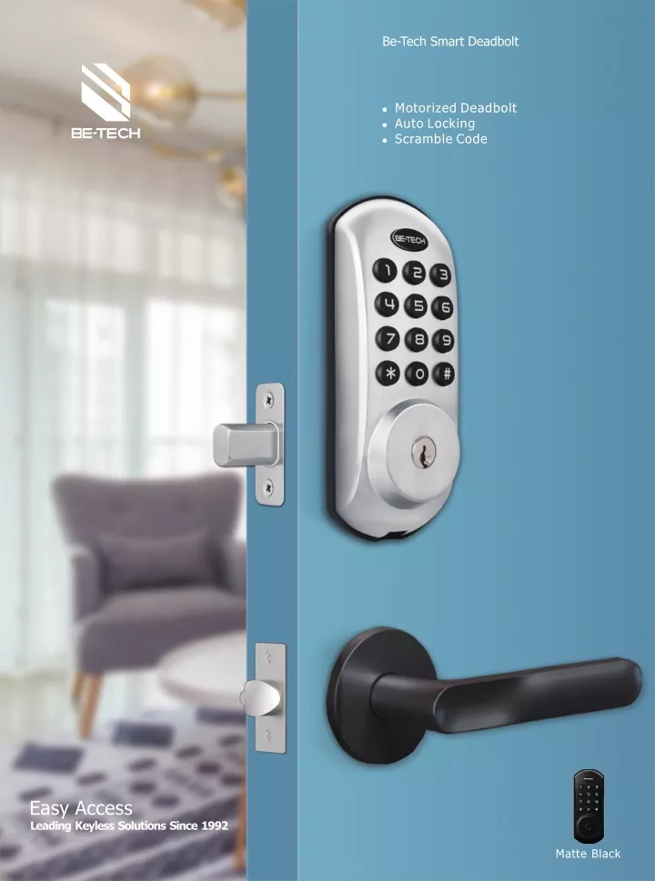 be tech smart deadbolt