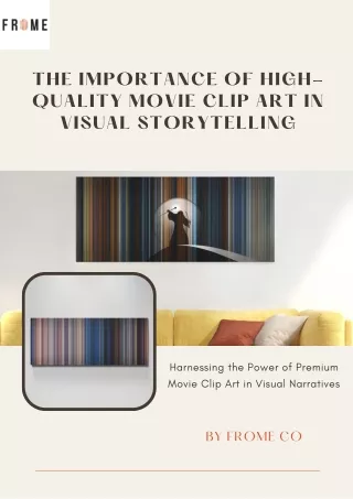 The Importance of High-Quality Movie Clip Art in Visual Storytelling_Frome