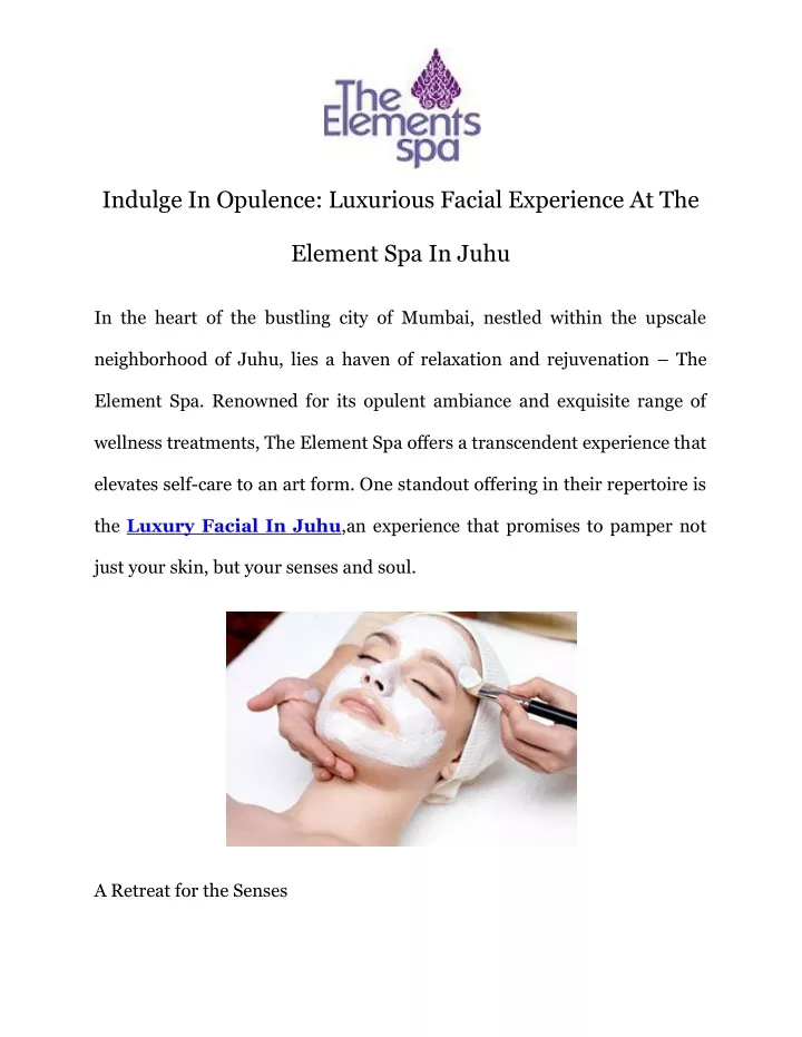 indulge in opulence luxurious facial experience