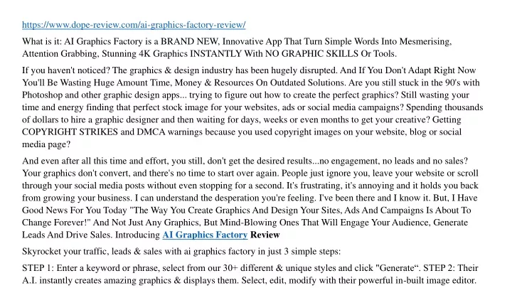 https www dope review com ai graphics factory
