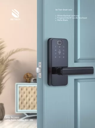 Experience Next-Level Security with K5FMT: Matte Black Digital Door Lock